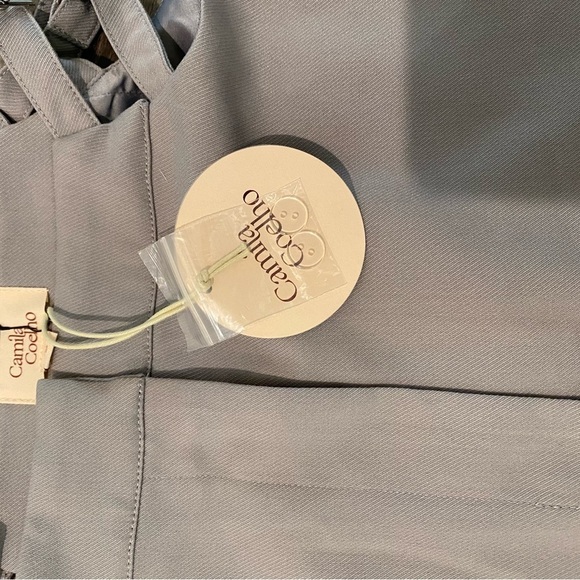 NWT Camila Coelho Cutout Jana Mini Skirt in Grey - Picture 6 of 8